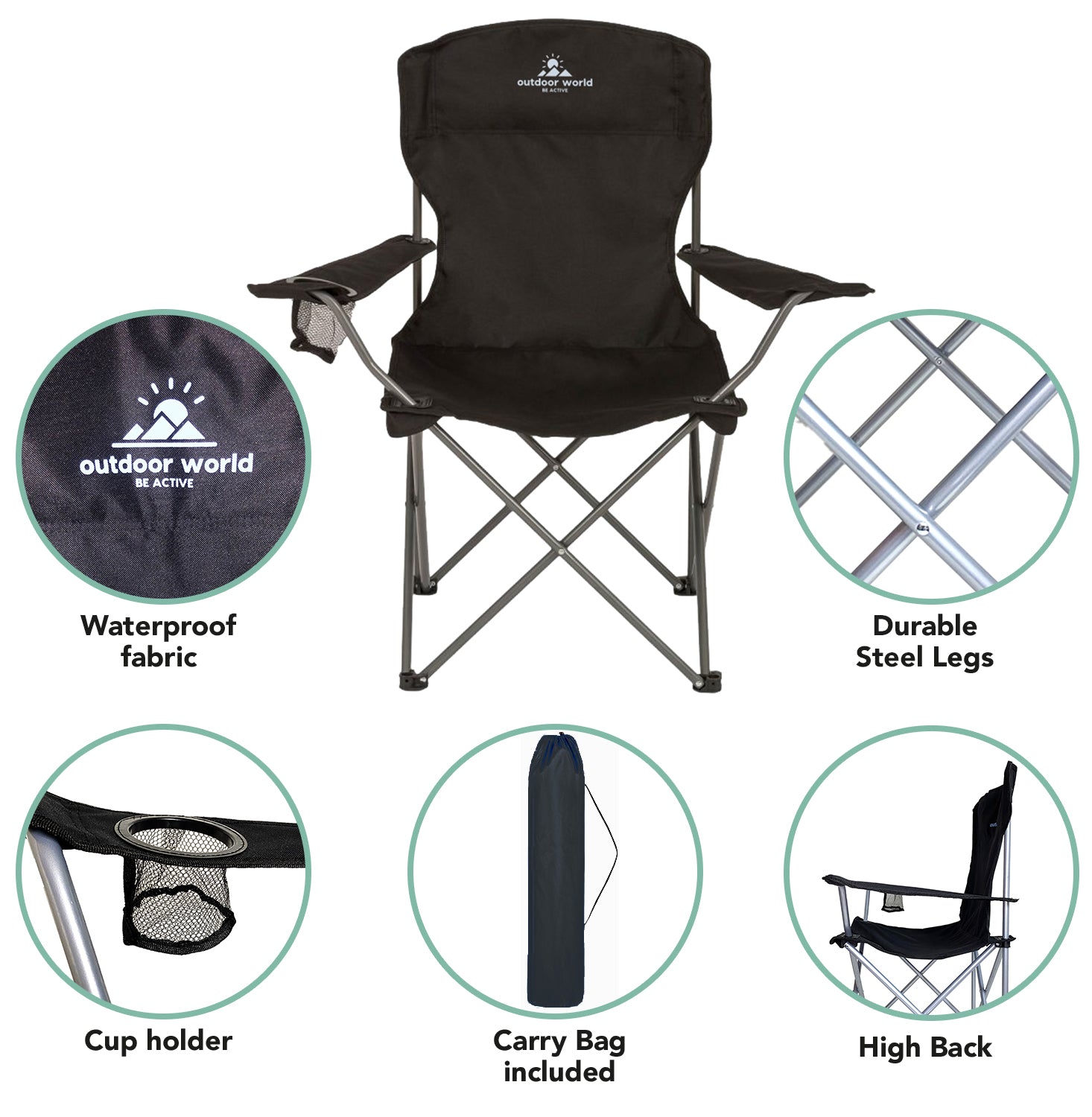 Folding Camping Chair - Outdoor World