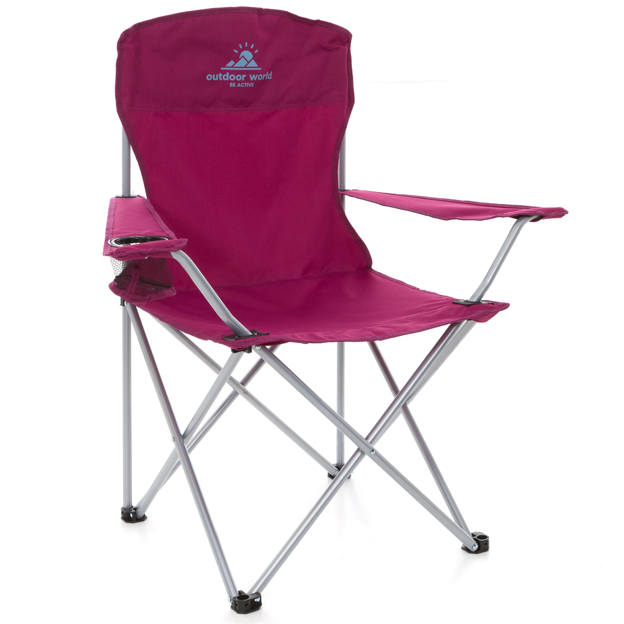 2 x Folding Camping Chairs - Outdoor World