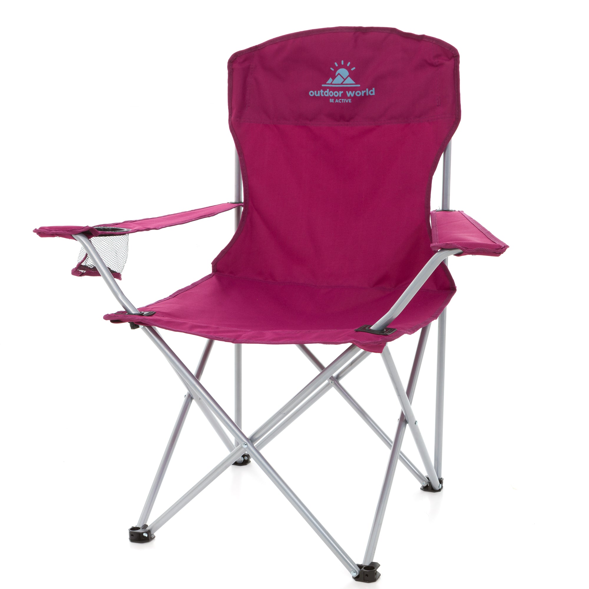2 x Folding Camping Chairs - Outdoor World