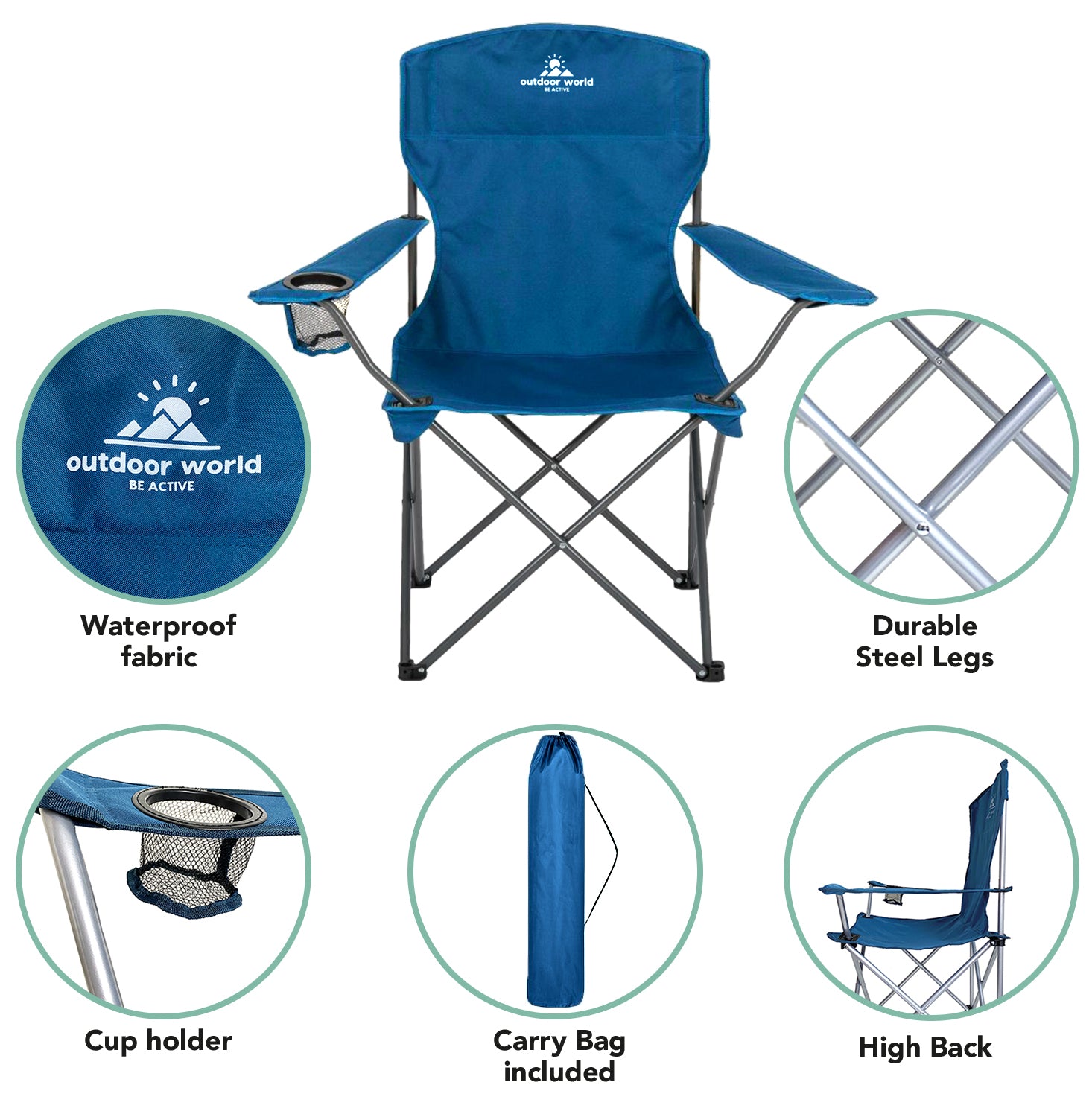 Folding Camping Chair - Outdoor World