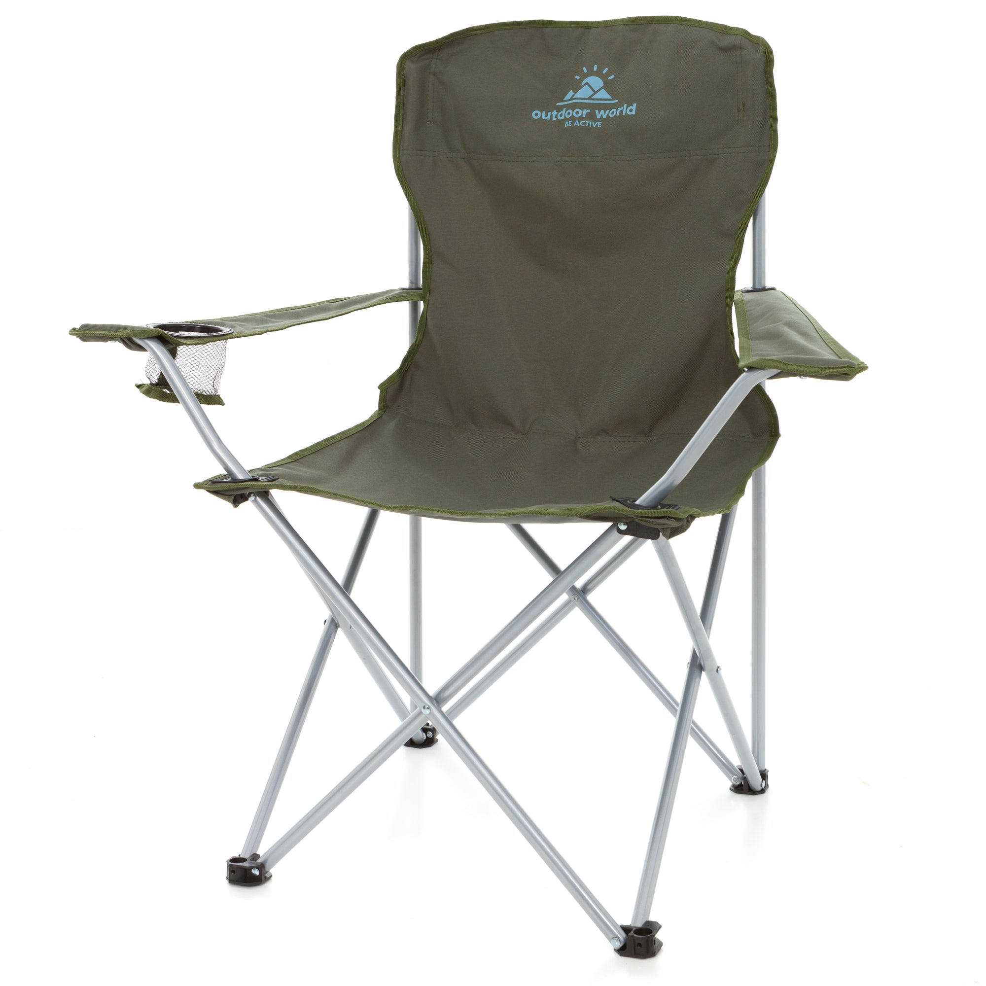 2 x Folding Camping Chairs - Outdoor World