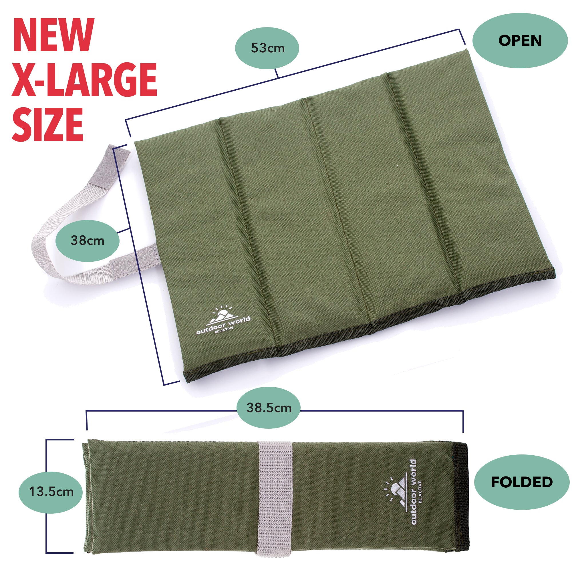 SIT MAT OLIVE XL1