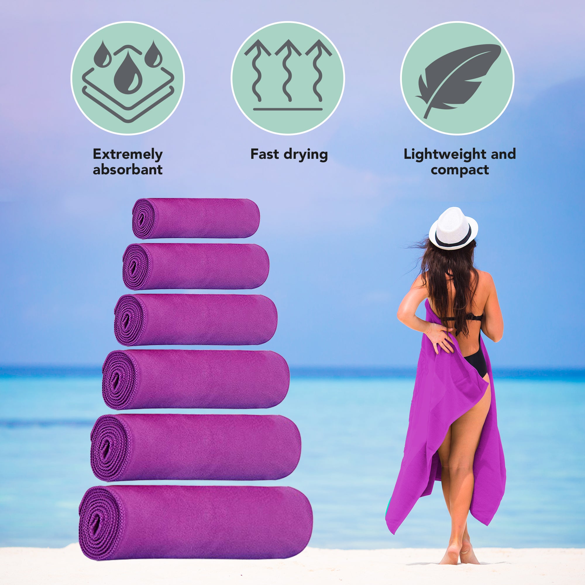Microfibre Towel - Outdoor World