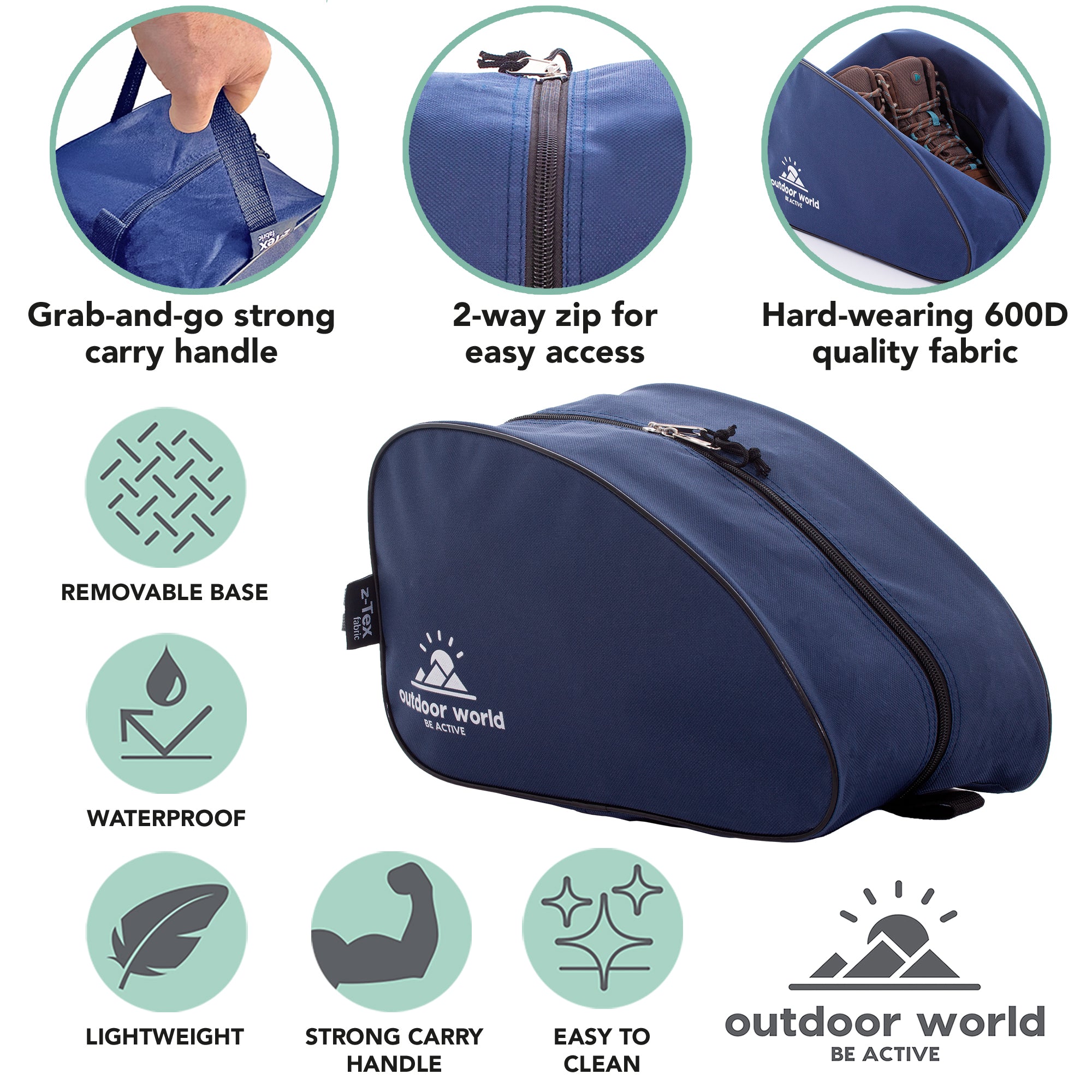 2 x Premium Boot Bags - Outdoor World