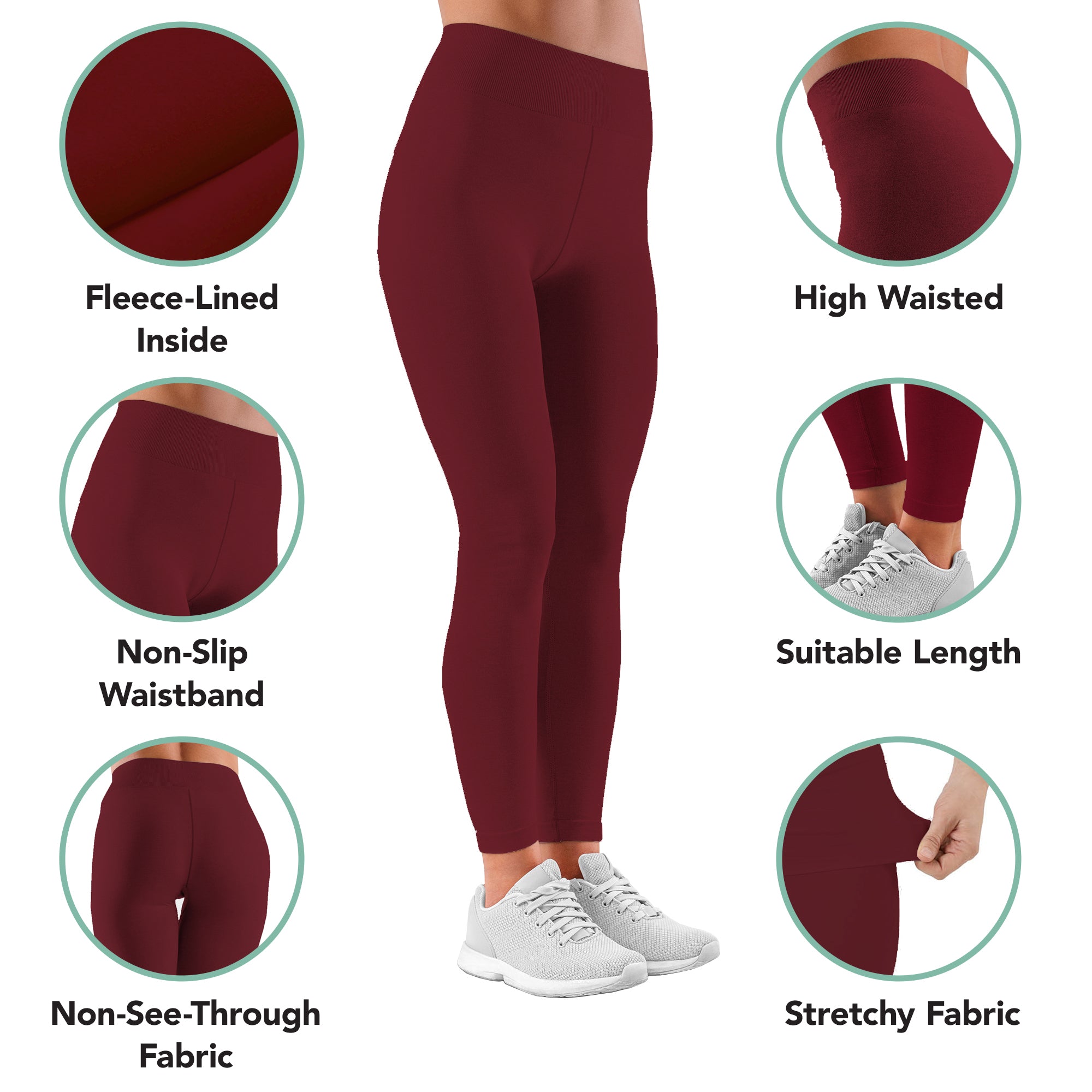 2 x Womens Everyday Leggings - Outdoor World